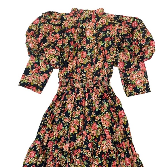 byTiMo Bohemian Floral Print Minidress in Autumnrose Size S - Picture 8 of 12